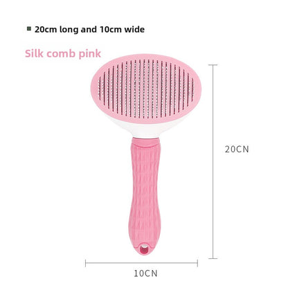ComfortGroom™ Self-Cleaning Slicker Brush - Steel Pin