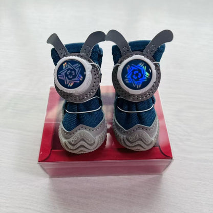 PawShield™ ComfortGrip Fabric Button Boots – 4-Pack