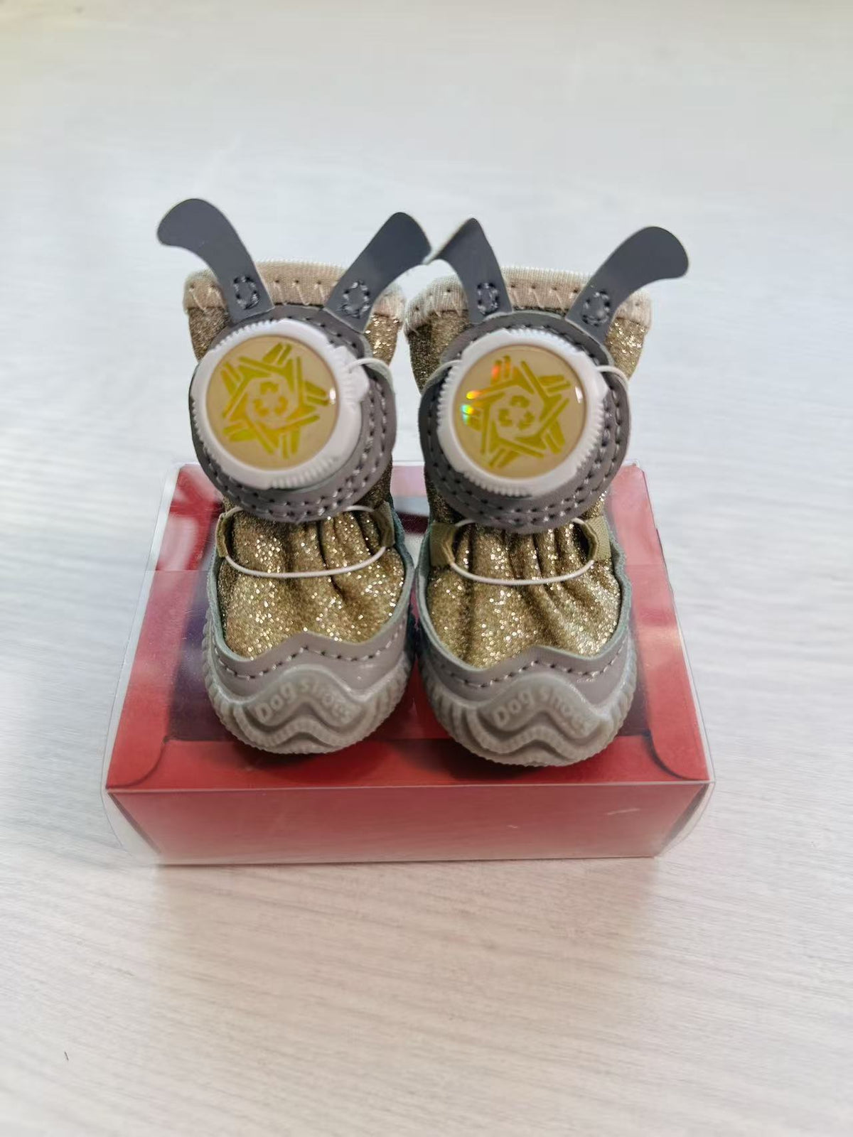 PawShield™ ComfortGrip Fabric Button Boots – 4-Pack