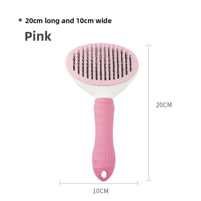 ComfortGroom™ Self-Cleaning Slicker Brush - Steel Pin