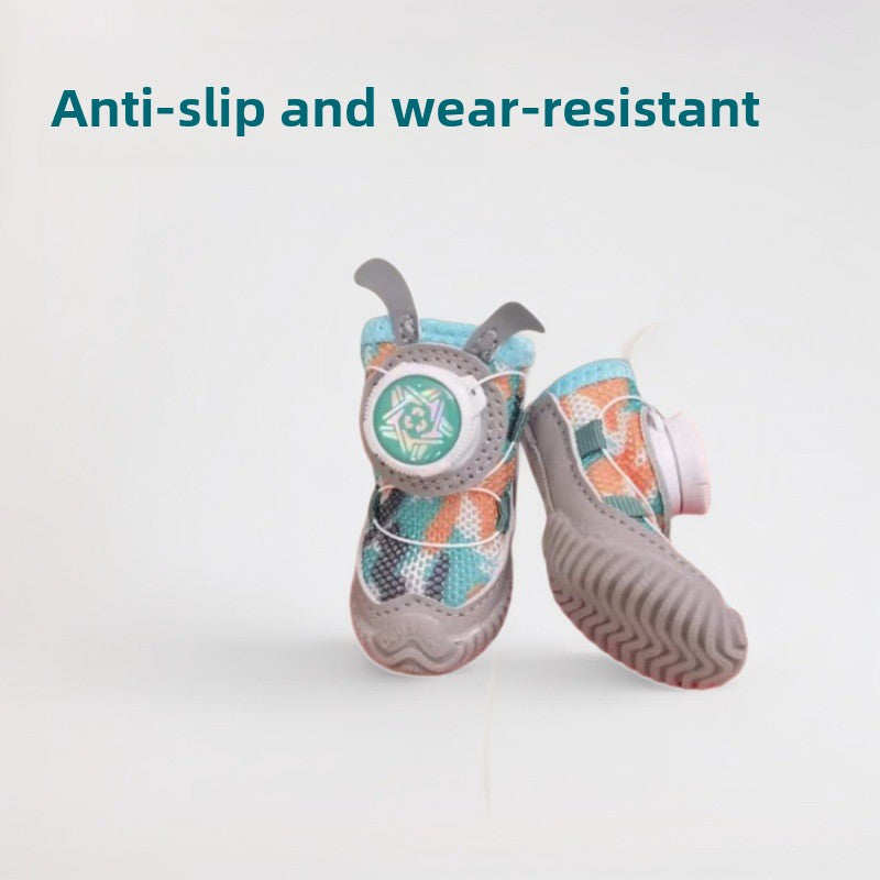 PawShield™ ComfortGrip Fabric Button Boots – 4-Pack