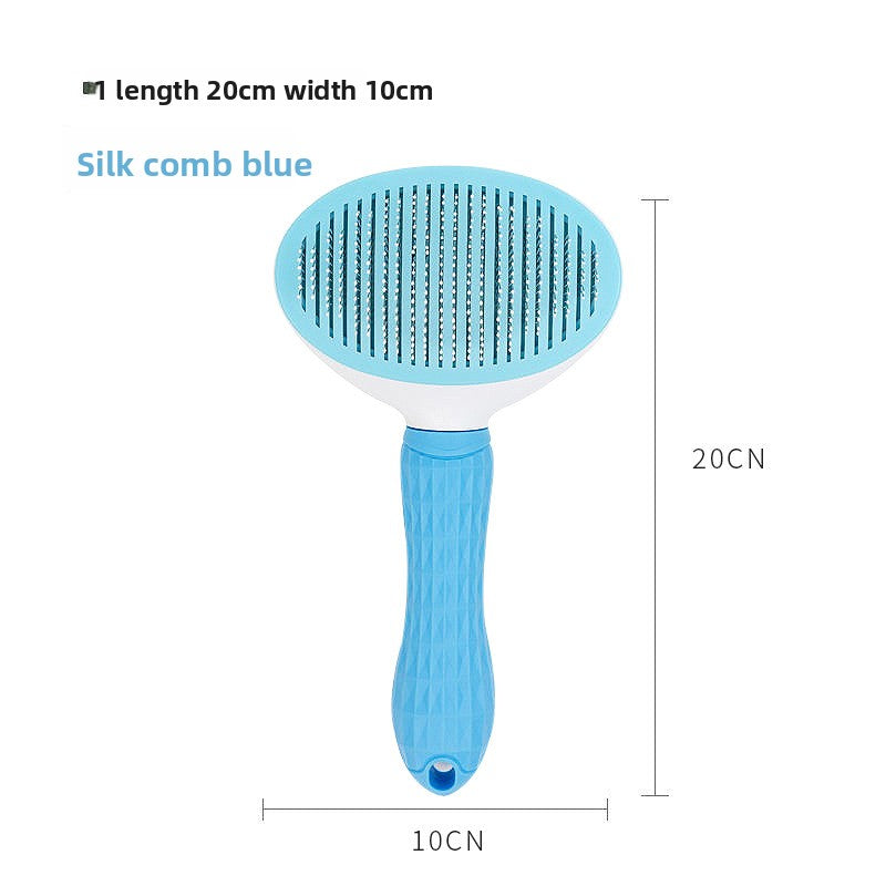 ComfortGroom™ Self-Cleaning Slicker Brush - Steel Pin